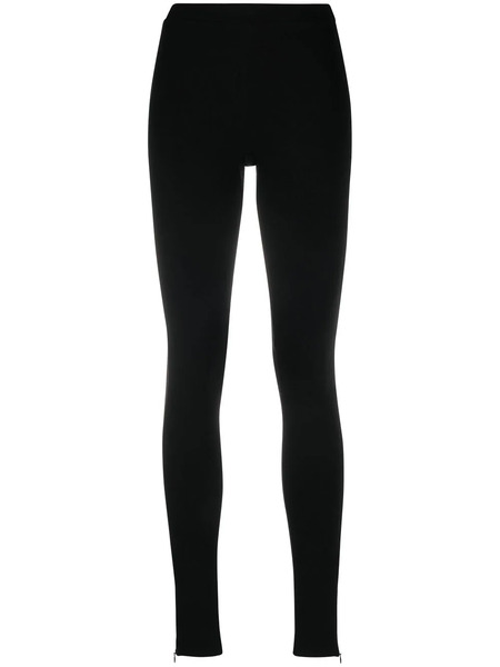  Toteme Zip High-waisted Leggings - Black 