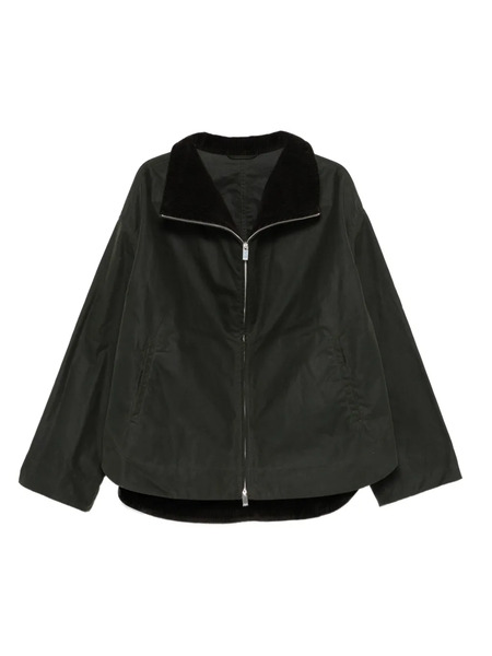  Toteme Zipped Corduroy-collar Jacket - Green 