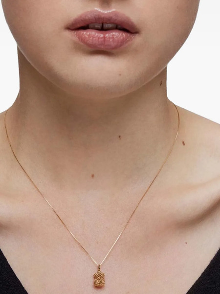  Tous Beaded Bear Necklace - Gold 