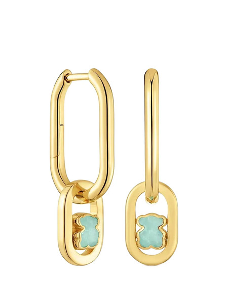  Tous Camille Pendant Drop Earrings - Gold 