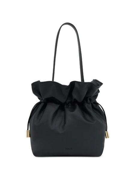  Tous Drawstring Bucket Bag - Black 