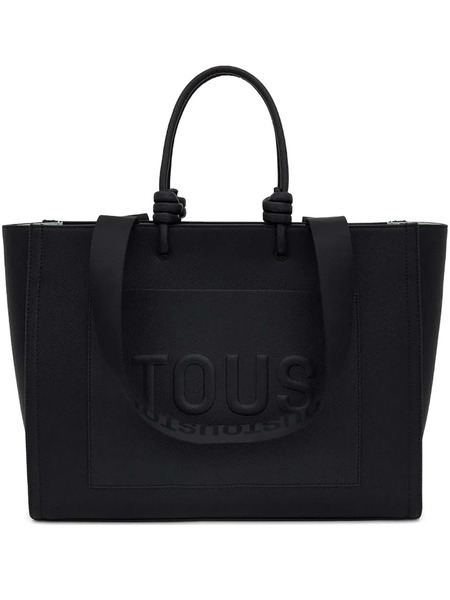  Tous Embossed-logo Tote Bag - Black 