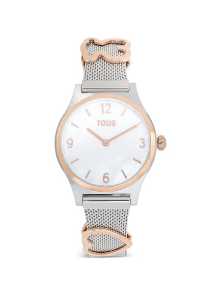  Tous Epic Icon Mesh 30mm Watch - White 
