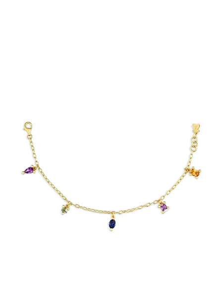  Tous Gemstone Charm Bracelet - Gold 