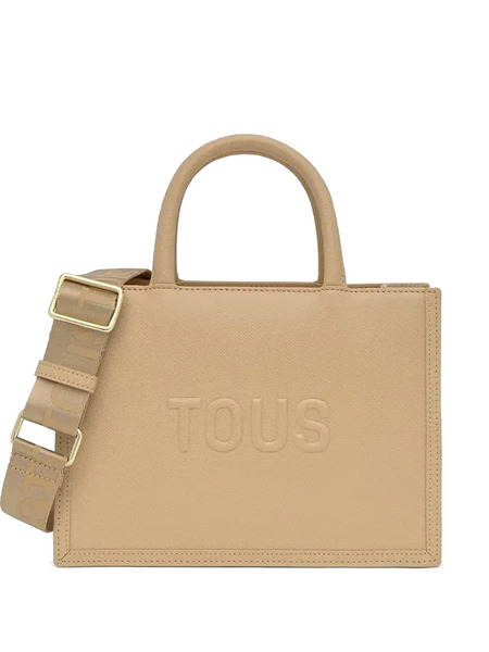  Tous Medium Brenda Embossed Tote Bag - Brown 