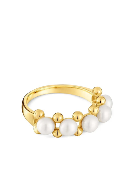  Tous Pearl-embellished Ring - Gold 