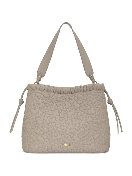 Tous Puffy Bear Drawstring Shoulder Bag - Neutrals 