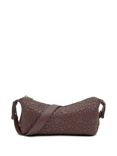  Tous Puffy Bear Embossed Crossbody Bag - Brown 