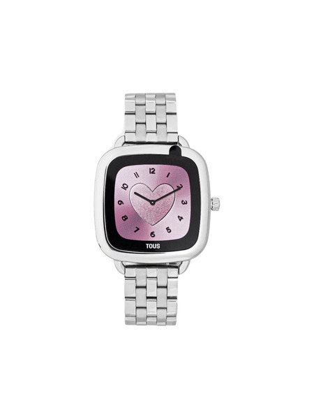  Tous Stainless Steel Heart 36mm - Black 