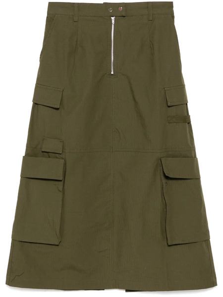  Tout A Coup Cargo-pocket Skirt - Green 