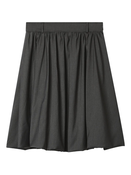  Tout A Coup Gathered Mid Skirt - Grey 