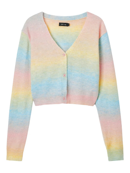  Tout A Coup Gradient-effect Cardigan - Blue 