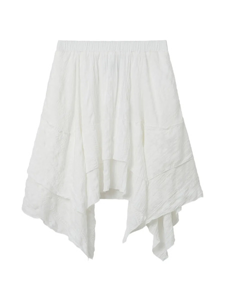  Tout A Coup Ruffled Skirt - White 