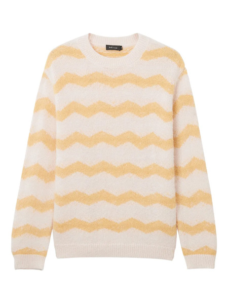  Tout A Coup Zig-zag Sweater - Neutrals 