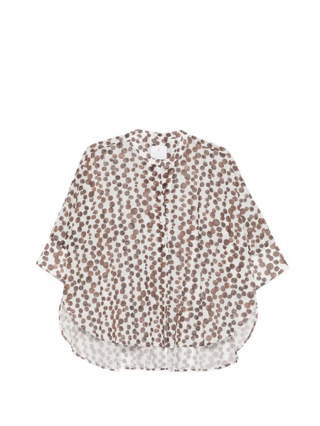  Trame Auree Polka Dot Blouse - White 