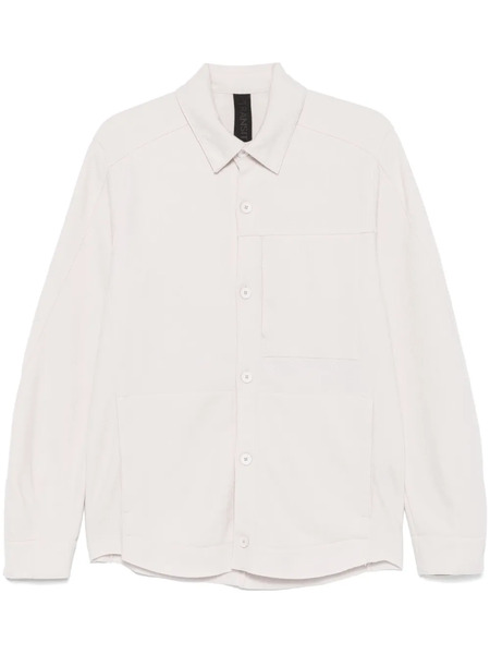  Transit Virgin Wool Button-up Overshirt - Neutrals 