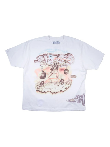  Travis Scott Utopia Skitzo Tour T-shirt - White 