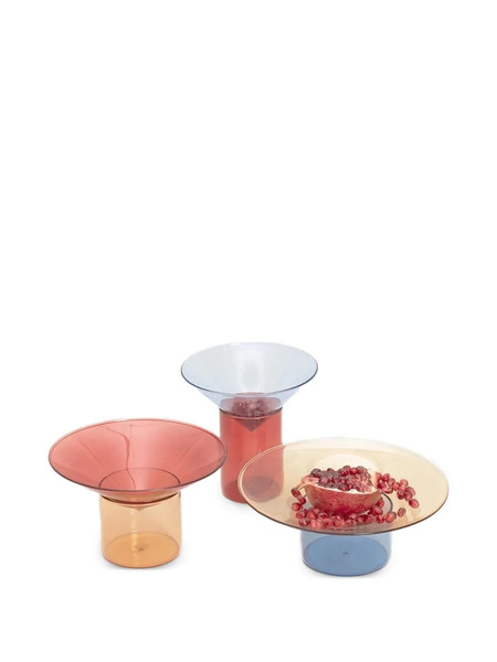  Tre Product Funnel-shaped Bowls (set Of Three) - Multicolour 