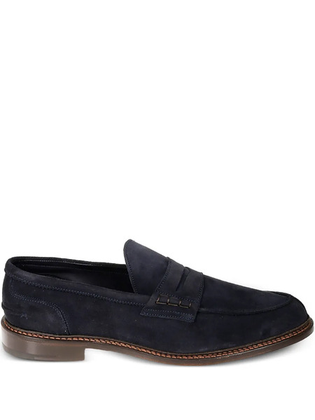  Tricker's Adam Penny Suede Loafers - Blue 