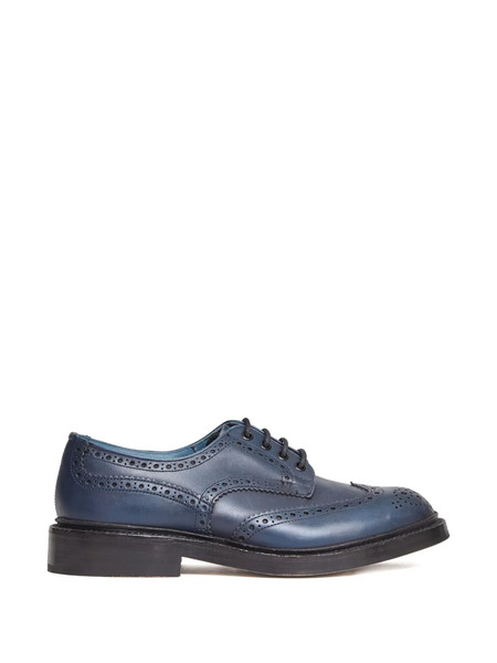  Tricker's Bourton Leather Derby Shoes - Blue 
