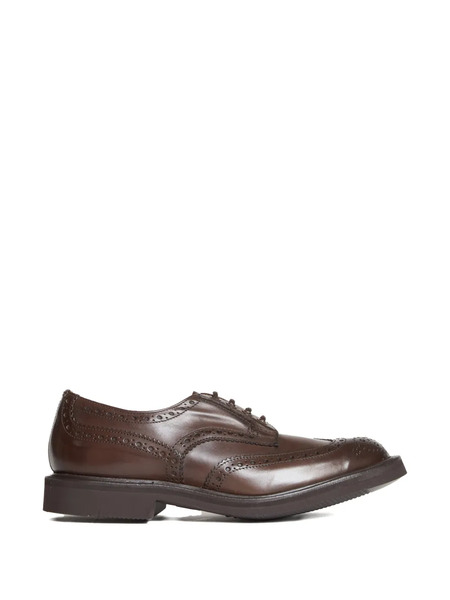  Tricker's Bourton Leather Derby Shoes - Brown 