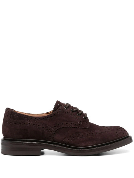  Tricker's Bourton Suede Brogues - Brown 