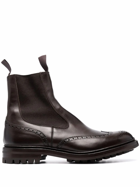  Tricker's Detailed Chelsea Boots - Brown 
