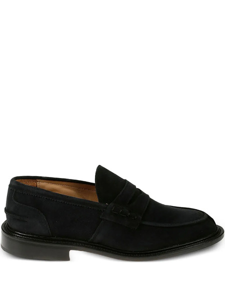 Tricker's James Suede Loafers - Blue 