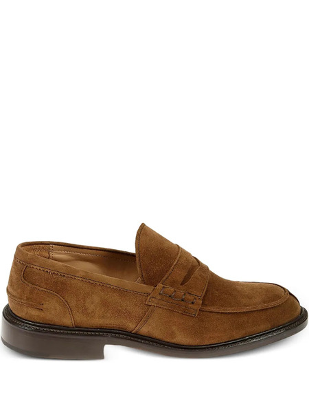  Tricker's Suede Loafers - Brown 