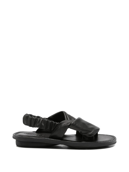  Trippen Embrace Leather Sandals - Black 