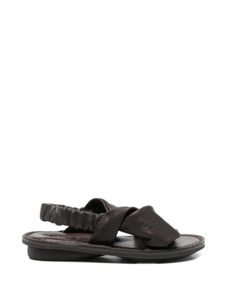  Trippen Embrace Leather Sandals - Brown 