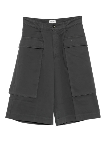  True Avenue Double-pocket Bermuda Shorts - Grey 