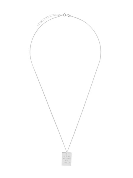  True Rocks Aaa Pass Pendant Necklace - Metallic 