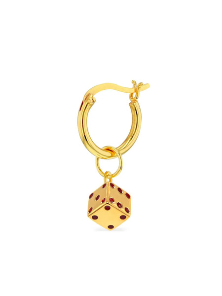  True Rocks Dice Earring - Gold 