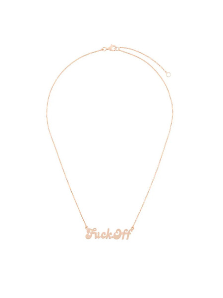  True Rocks F Necklace - Metallic 