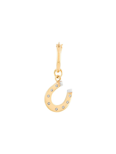  True Rocks Horseshoe Hoop Earring - Gold 