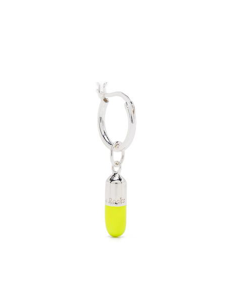  True Rocks Mini Pill Hoop Earring - Silver 