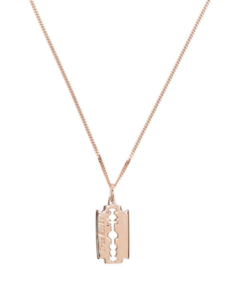  True Rocks Mini Razor Pendant Necklace - Gold 