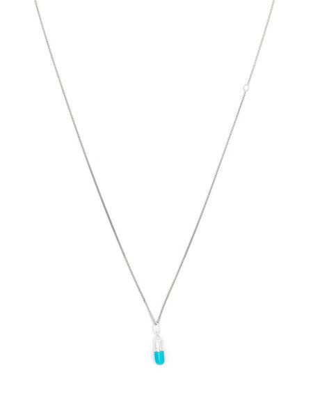  True Rocks Pill Pendant Necklace - Silver 