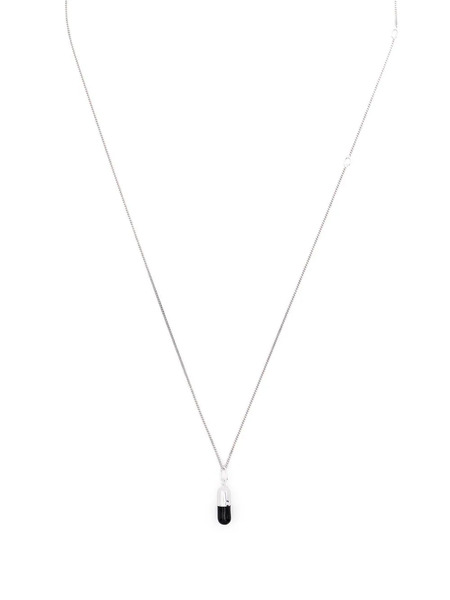  True Rocks Pill Pendant Necklace - Silver 