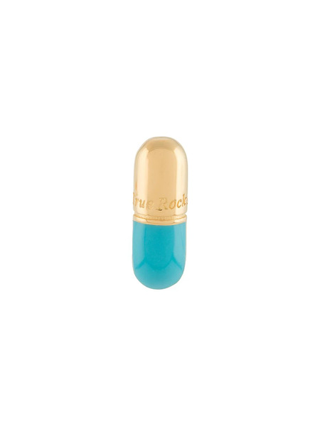  True Rocks Pill Stud Earring - Gold 