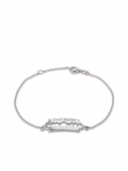  True Rocks Razor Charm Bracelet - Silver 