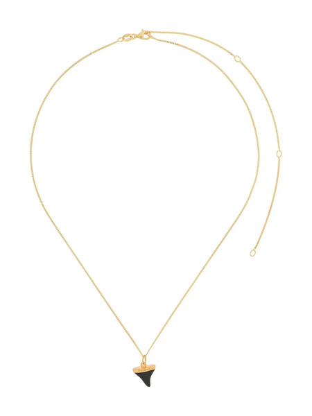  True Rocks Shark Pendant Necklace - Gold 