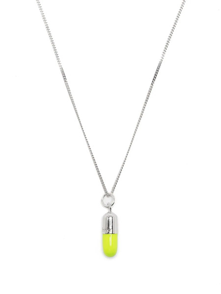  True Rocks Silver Mini Pill Pendant Necklace 
