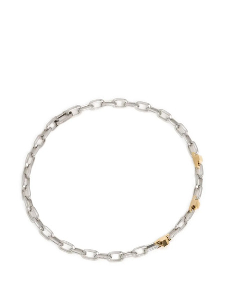  Trussardi Chain Necklace - Silver 