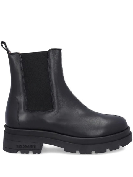  Trussardi Chunky-platform Chelsea Boots - Black 