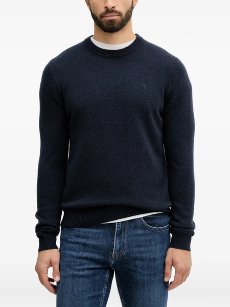  Trussardi Crew-neck Cashmere Sweater - Blue 