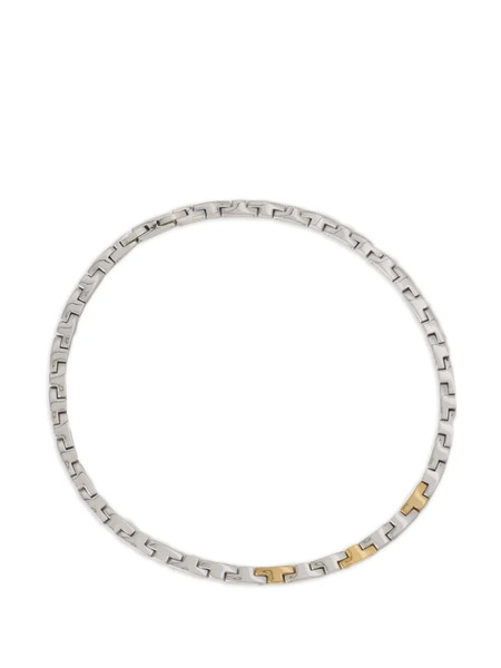  Trussardi Geometric Necklace - Silver 