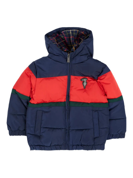  Trussardi Junior Colour-block Padded Jacket - Blue 