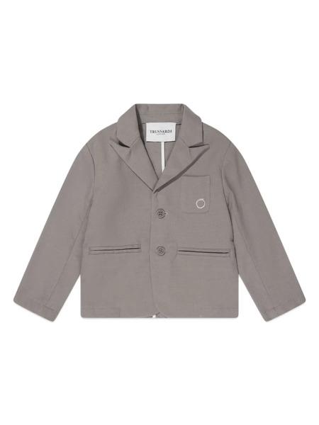  Trussardi Junior Gramlin Single-breasted Blazer - Grey 